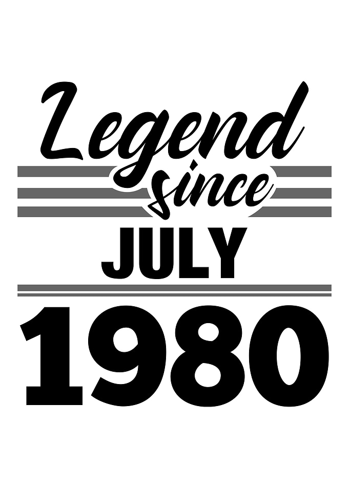 Legend Since July 1980