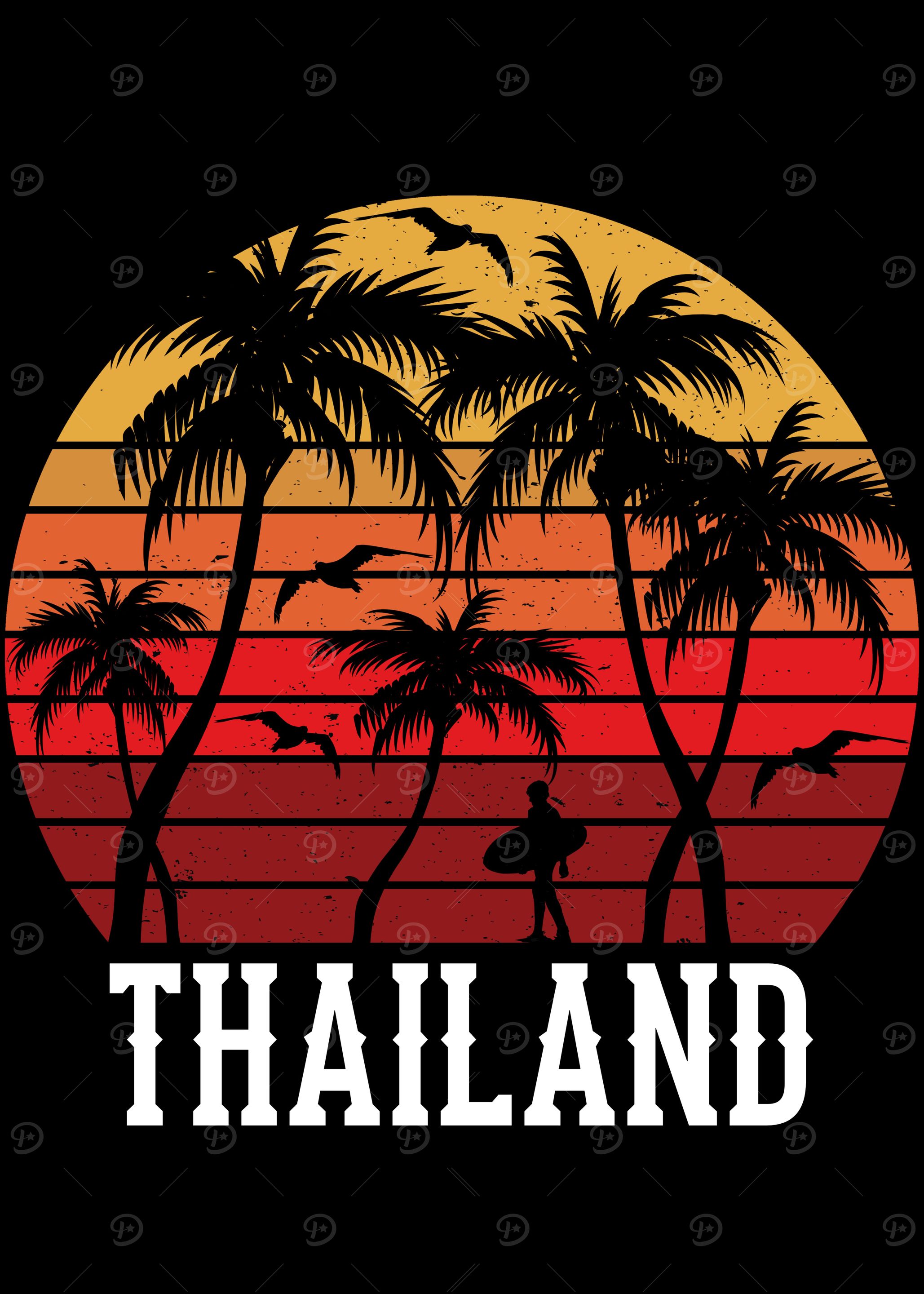 Thailand Palm Trees
