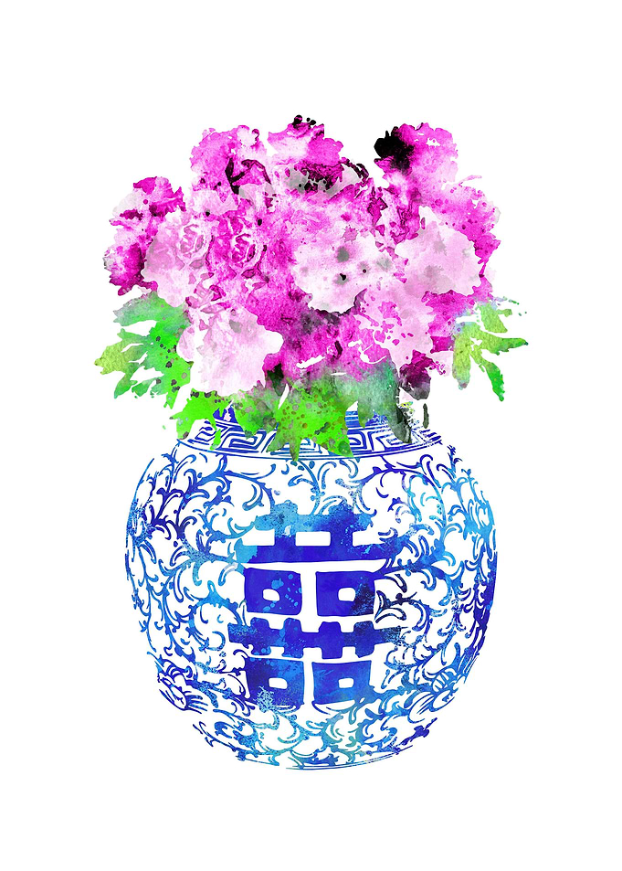 Ming Vase double happines