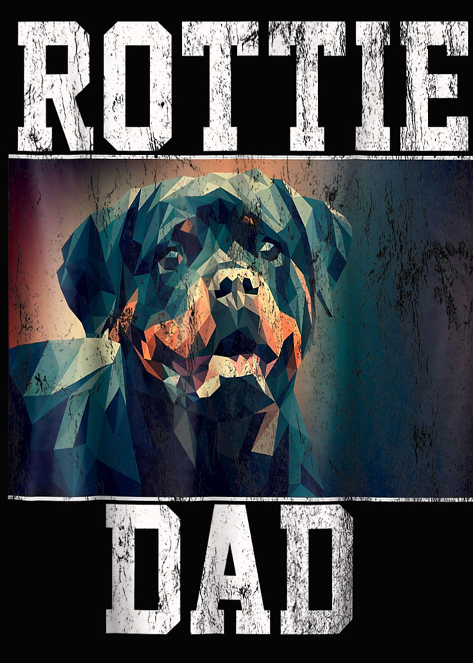 Rottweiler Dad Gift