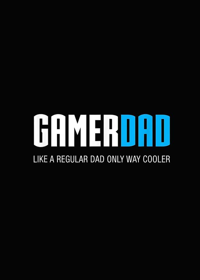 Mens Gamer Dad Funny Cute