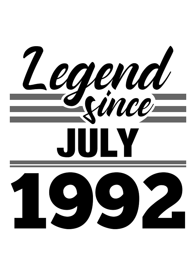 Legend Since July 1992