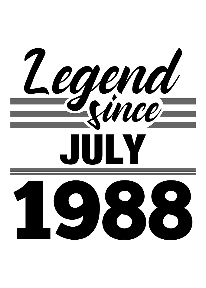 Legend Since July 1988