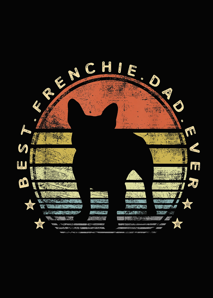 Mens Best Frenchie Dad