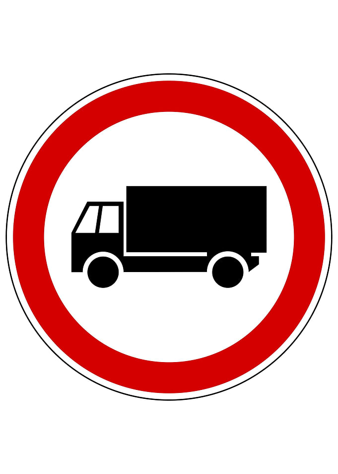 Slovenia Road Sign