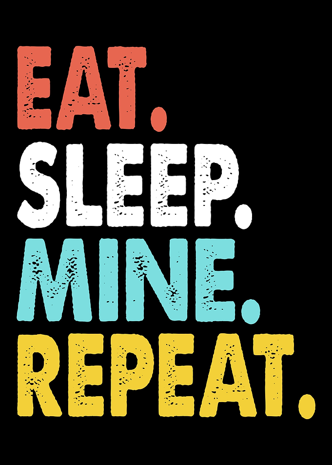 Eat Sleep Mine Repeat