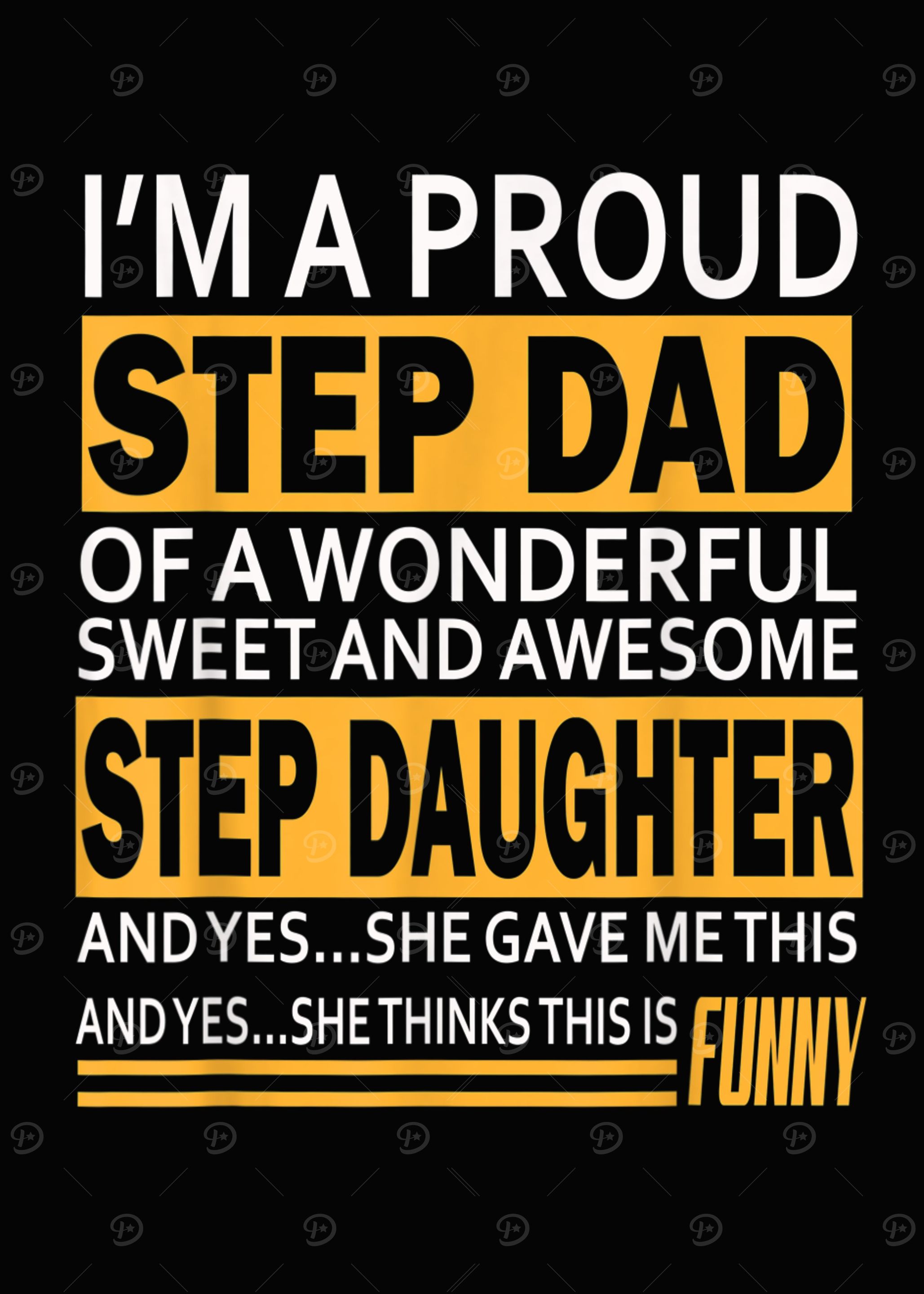 Proud Step Dad Father Day
