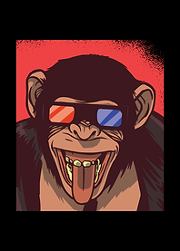 Cool Retro Monkey