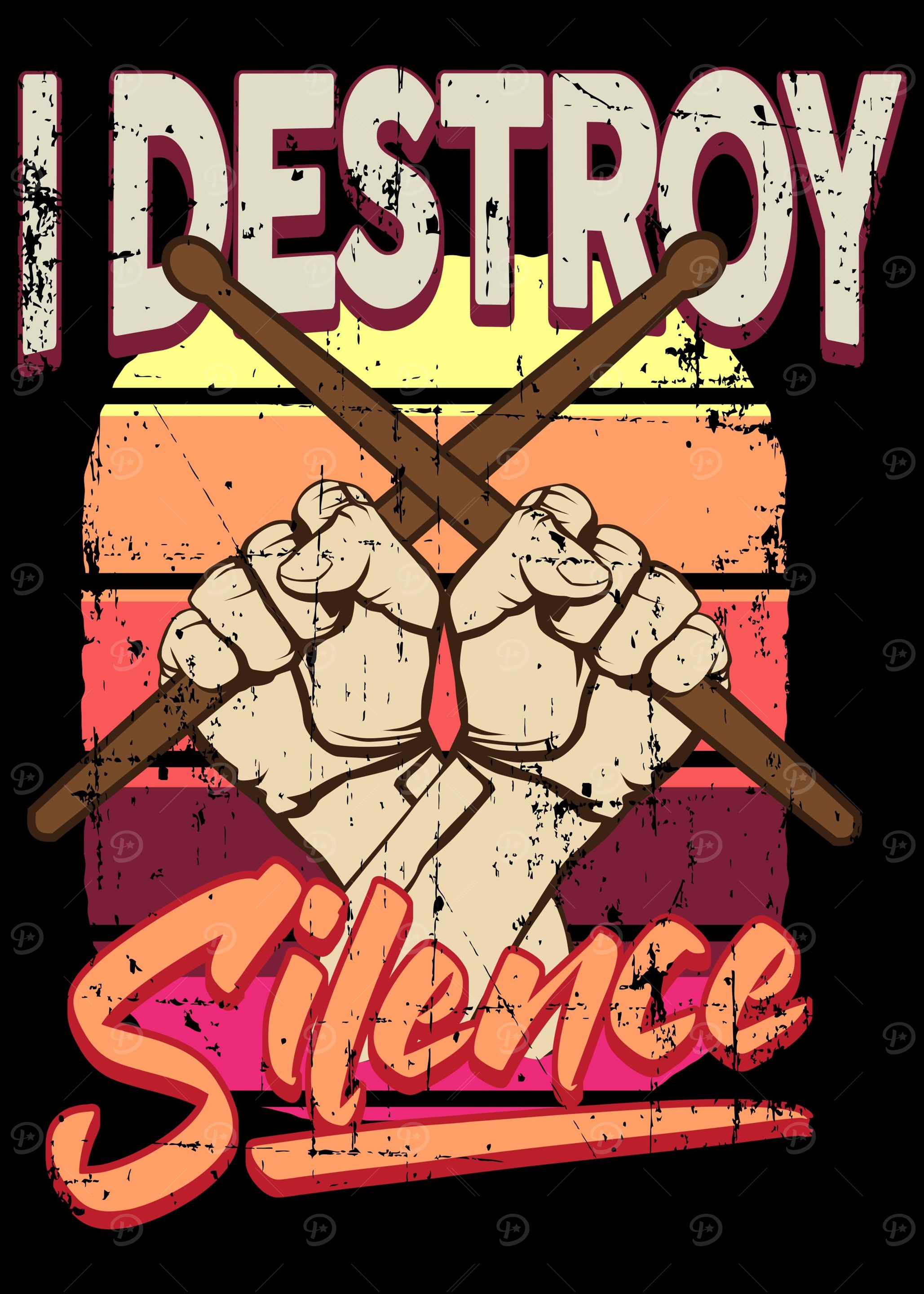 I destroy silence