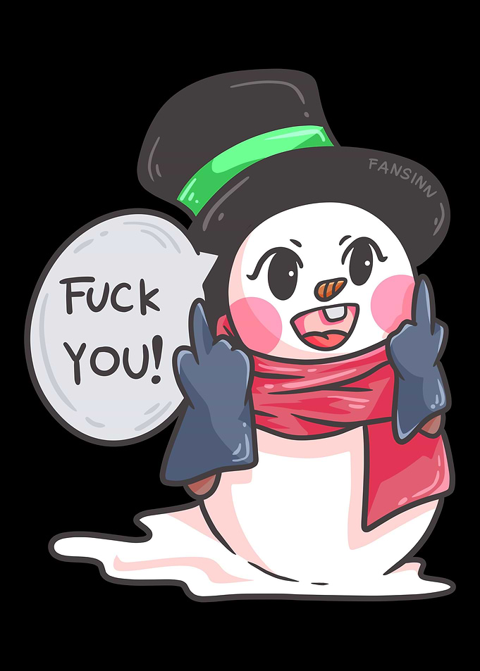 Fuck You Snowman Winter Ch