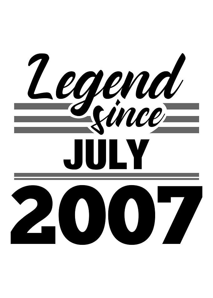 Legend Since July 2007