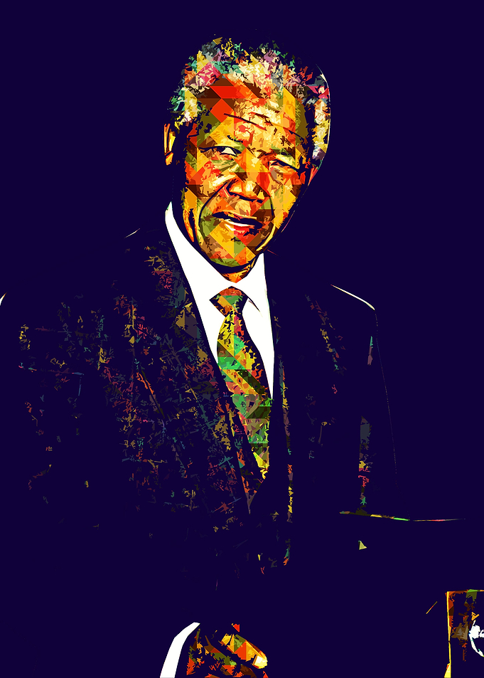 Nelson Mandela Pop Art