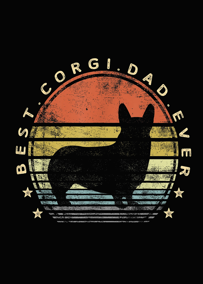 Mens Best Corgi Dad Ever