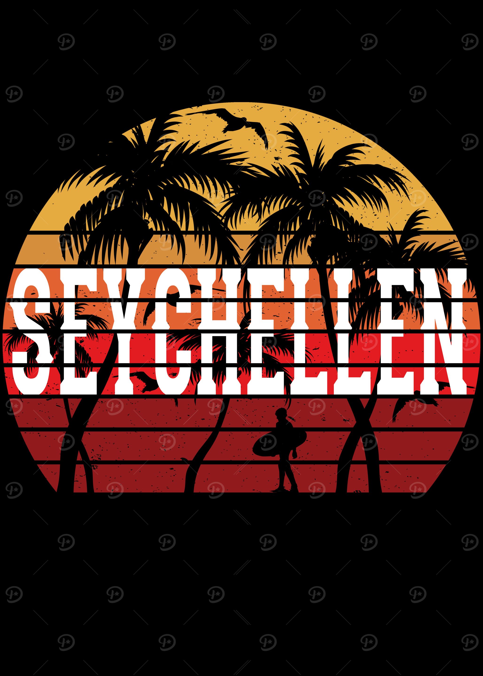 Seychelles Palm Trees