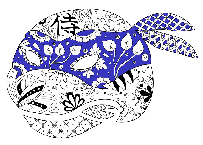 Strength Mandala Blue