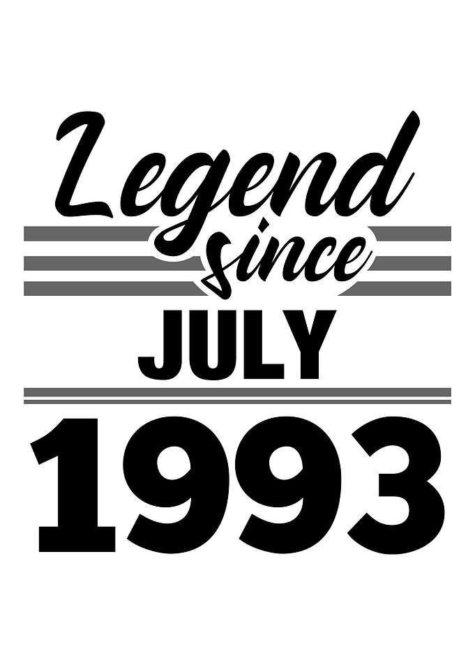 Legend Since July 1993