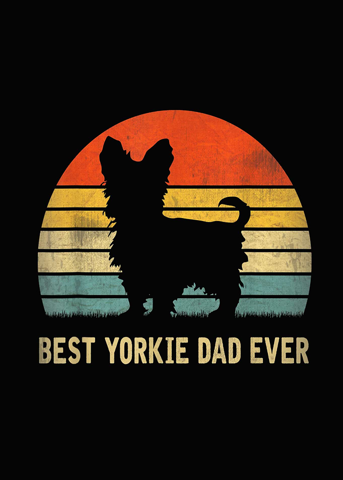 Vintage Best Yorkie Dad