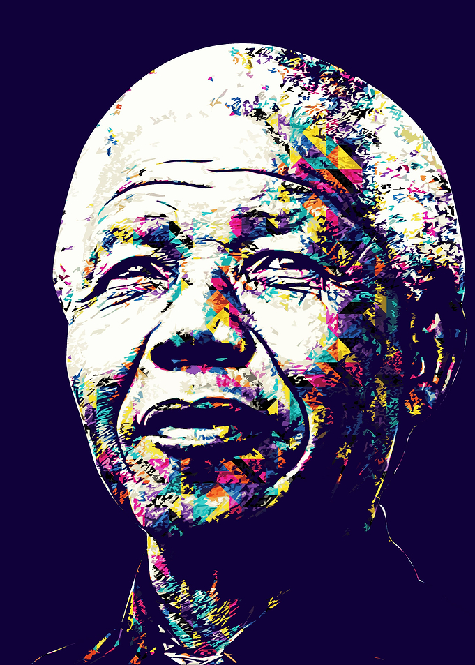 Nelson Mandela Pop Art