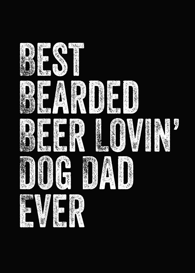Mens Best Bearded Beer