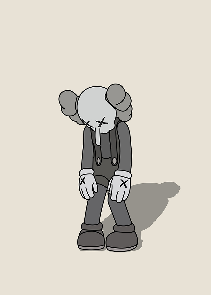 KAWS Small Lie Figure