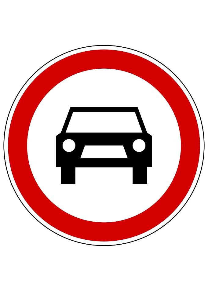 Slovenia Road Sign