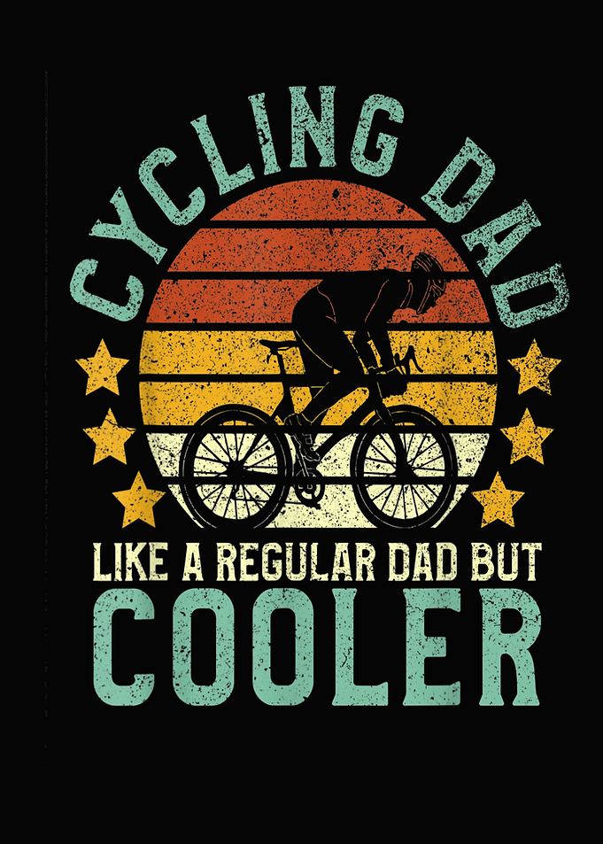 Mens Cycling Dad Bike Ride