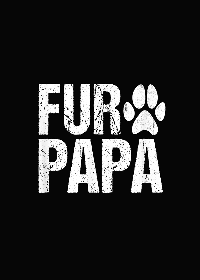 Mens Funny Fur Papa Pet