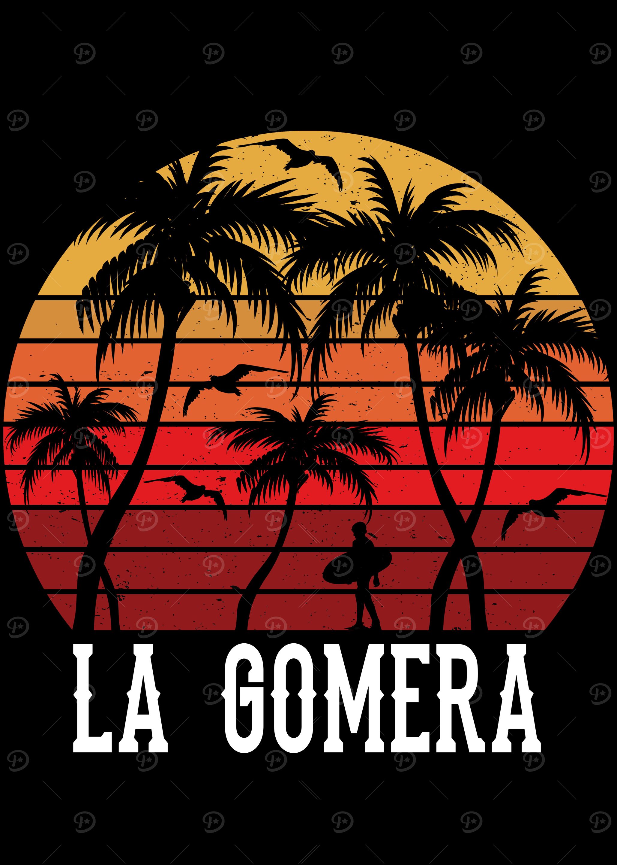 La Gomera Palm Trees