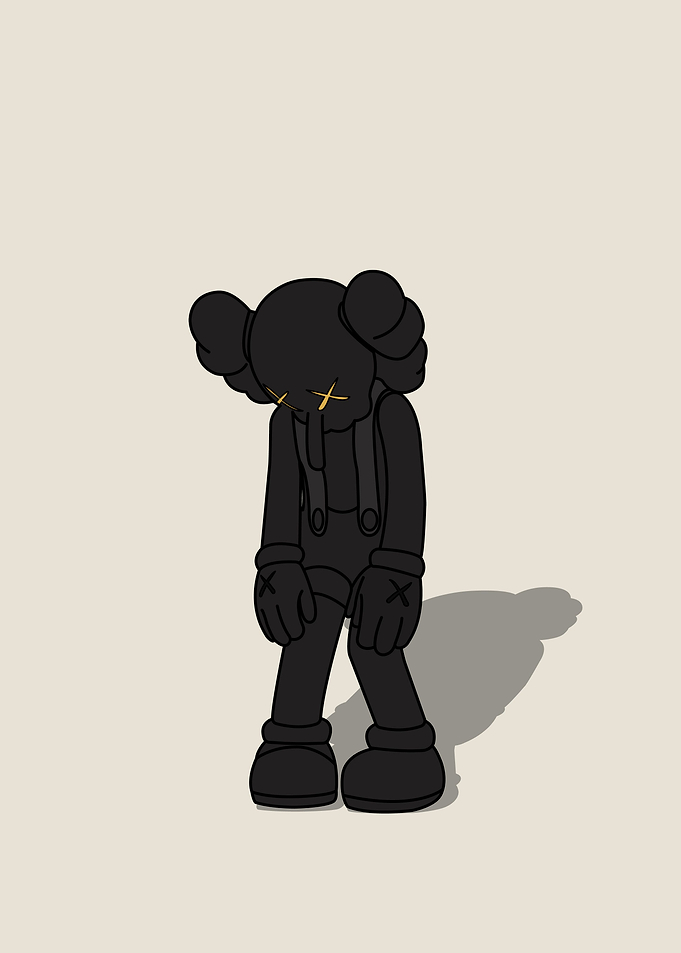 KAWS Small Lie Figure