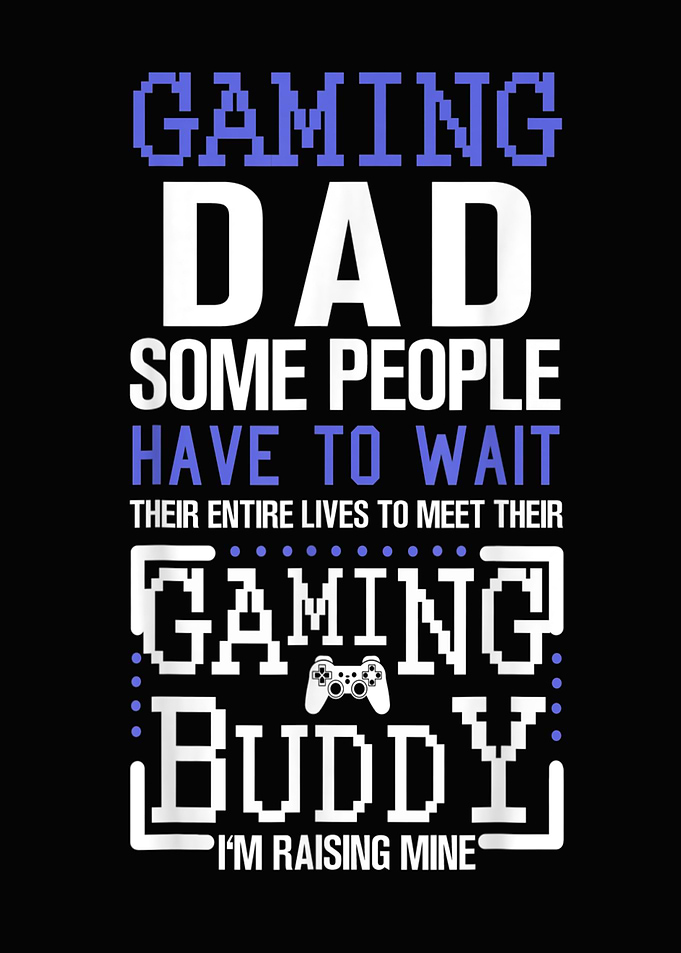 Mens Gaming Dad Funny