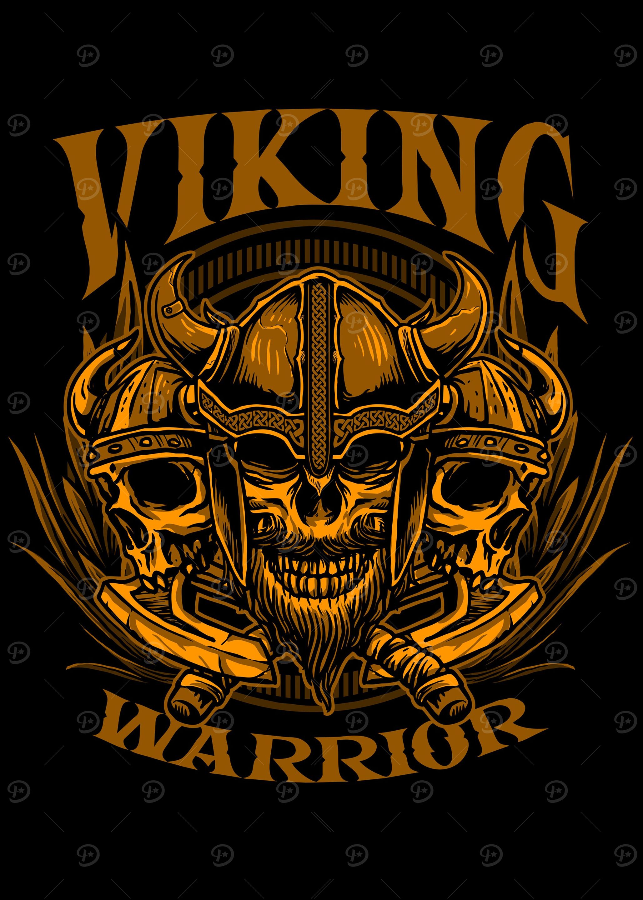 Viking Warrior Skulls