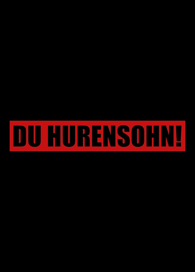 Du Hurensohn Son of A Bi