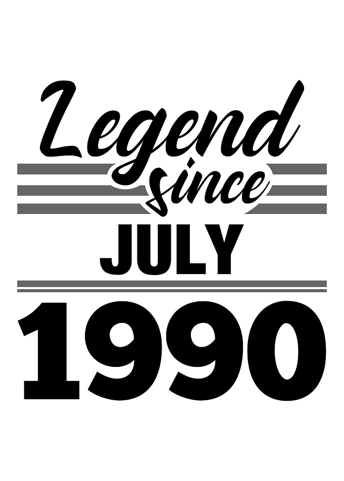 Legend Since July 1990