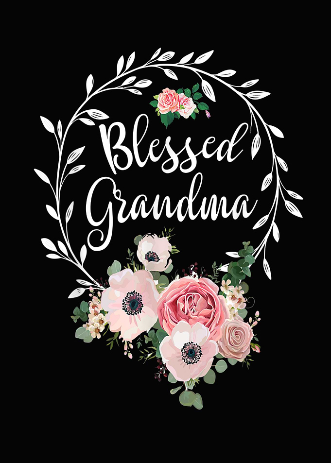 Blessed Grandma With Flora