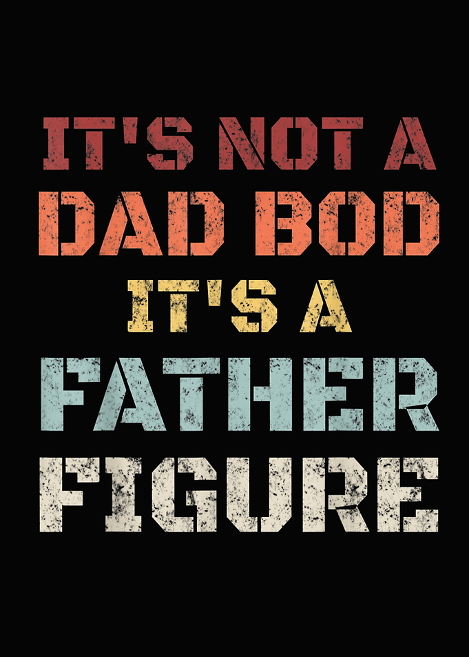 Mens Retro Its Not A Dad