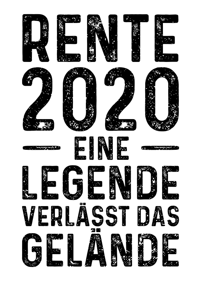 Rente 2020 Eine Legende Ve