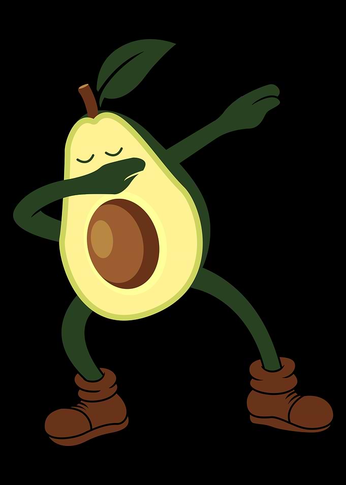 Dabbing dance avocado
