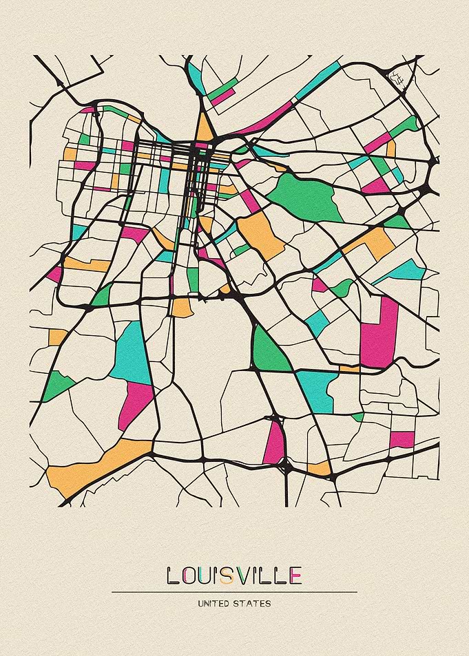 Louisville Map