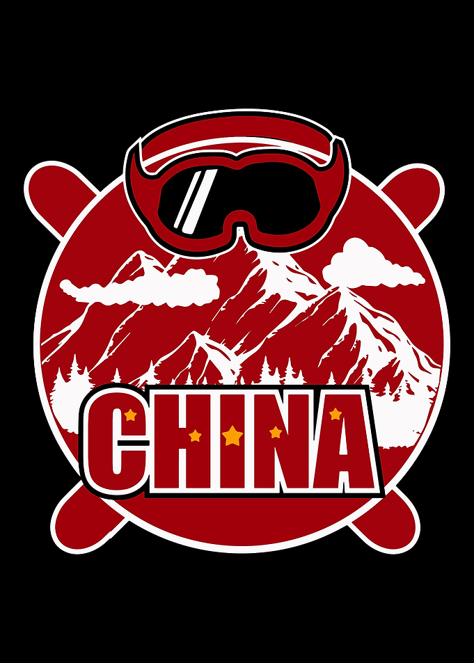 china flag winter sport