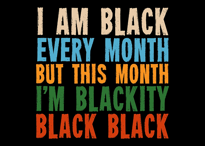 Black every month