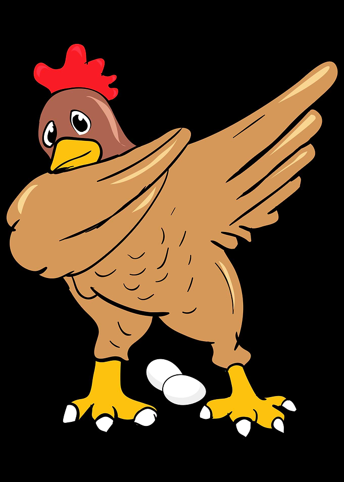 Dabbing dance chicken