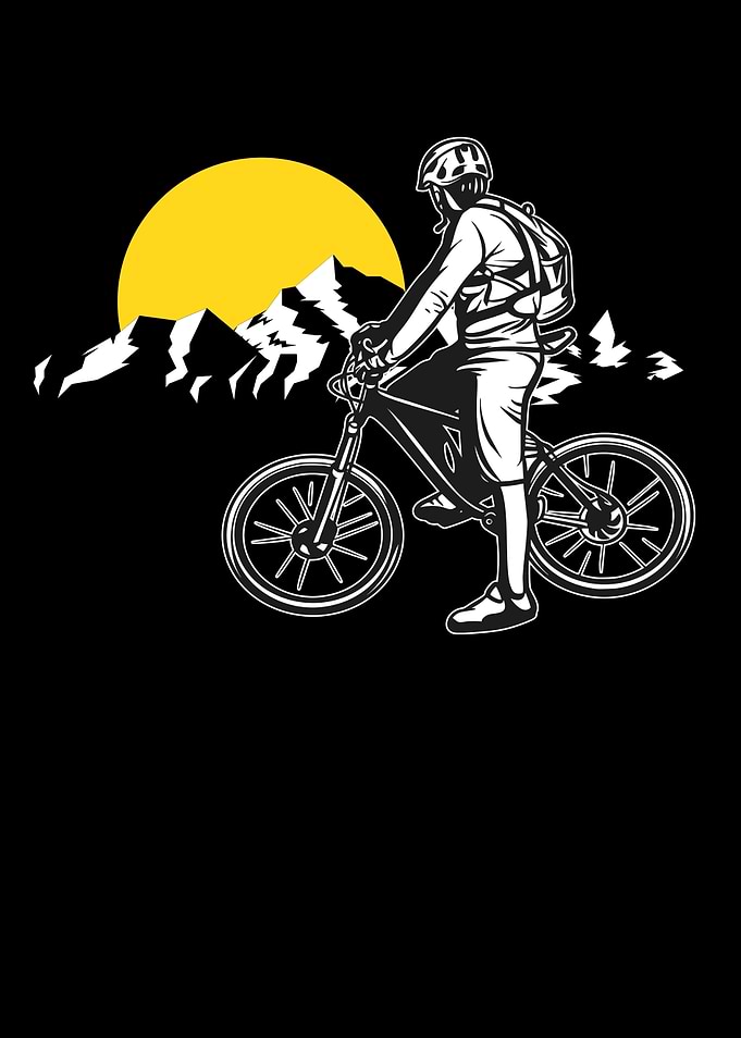 Mountainbiker Nature