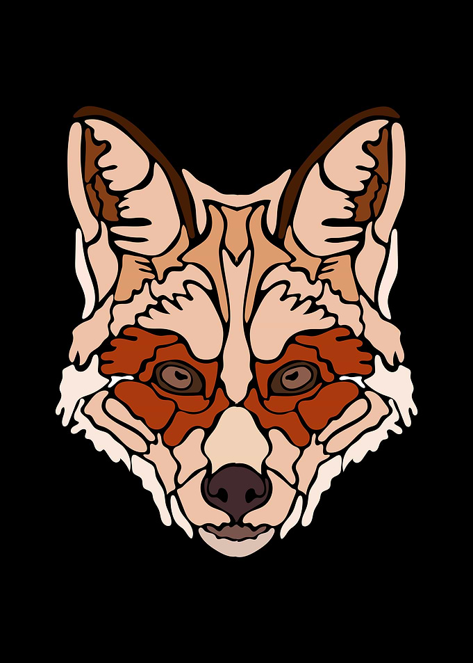 Fox Illustration Of Ethnic