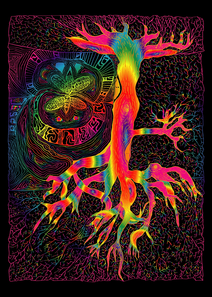 Fantasy Psychedelic Tree