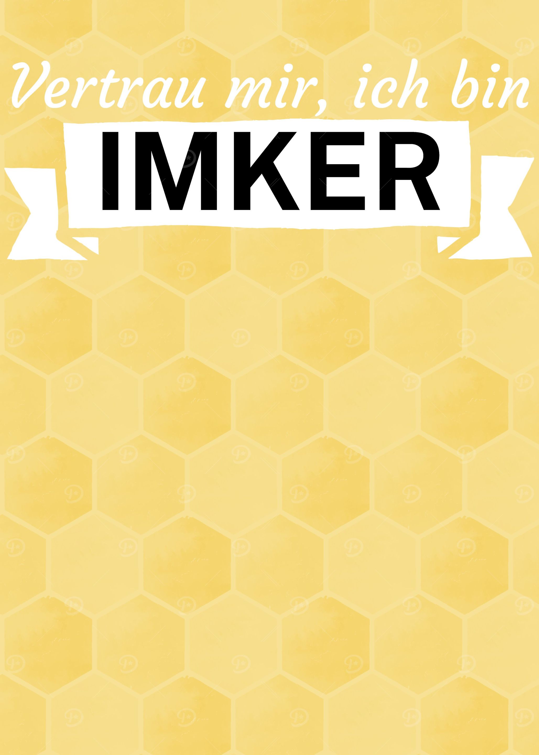 Vertrau mir ich bin Imker