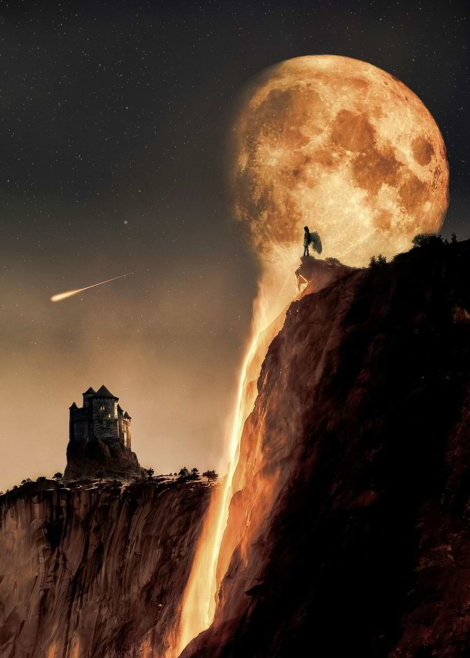 Full Moon Angel Falls