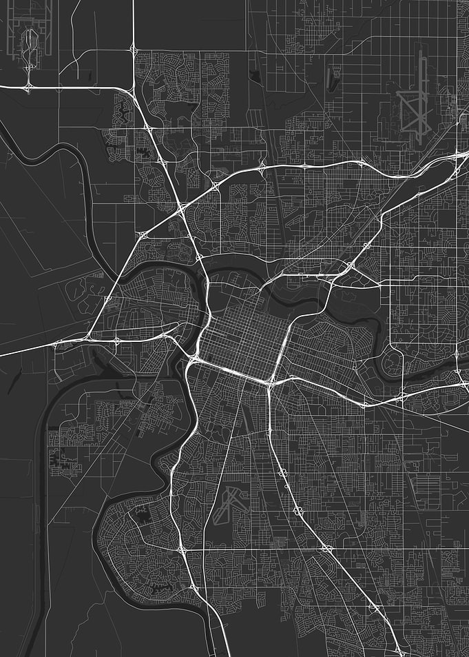 Sacramento USA Map