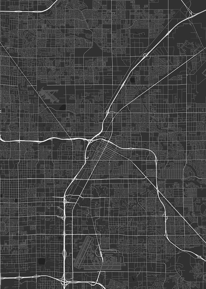 Las Vegas USA Map