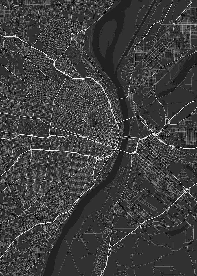 St Louis USA Map
