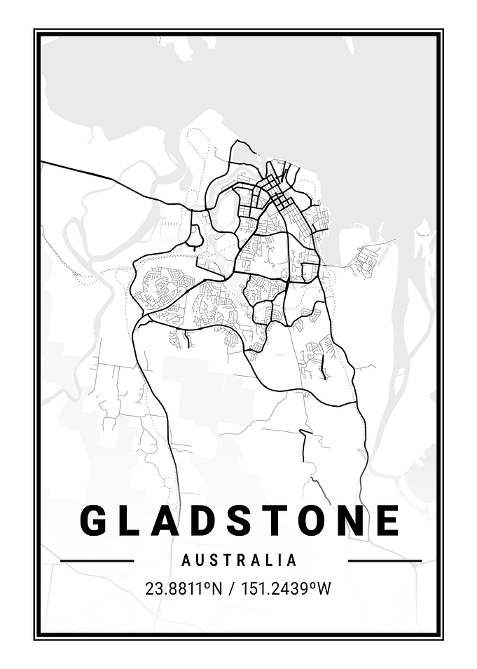 Gladstone Light City Map